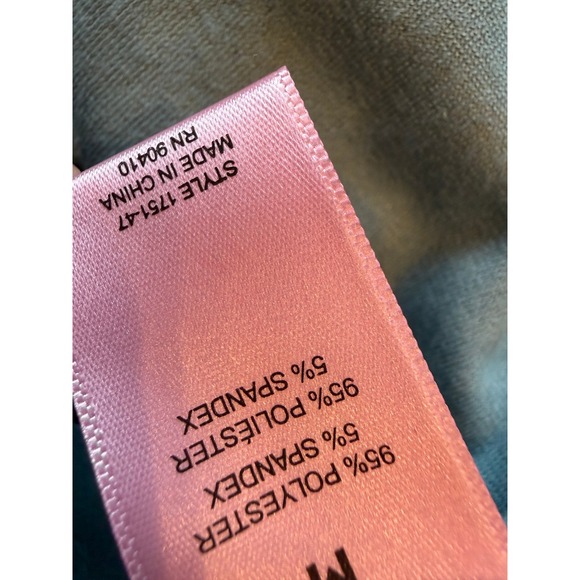 Juicy Couture Velour Sleep Shorts Womens Medium Teal Excellent Rhinestone Y2K - Picture 11 of 11